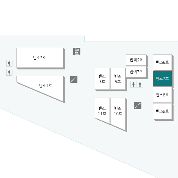 별관 지하 1층으로 내려오시면 화장실 맞은편에 있습니다.